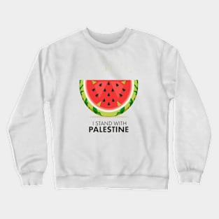 I stand with palestine Crewneck Sweatshirt